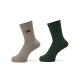 THE NORTH FACE(ザ･ノース･フェイス) TNF ロゴ 2P クルー NN82310 ハイ･クルーソックス