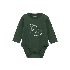 THE NORTH FACE(ザ･ノース･フェイス) ロングスリーブコットンロンパース ベビー NTB82550 ベビーボディスーツ