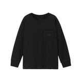 THE NORTH FACE(ザ･ノース･フェイス) ロングスリーブポケットロゴティー キッズ NTJ82526 長袖シャツ(ジュニア/キッズ/ベビー)