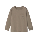 THE NORTH FACE(ザ･ノース･フェイス) ロングスリーブポケットロゴティー キッズ NTJ82526 長袖シャツ(ジュニア/キッズ/ベビー)