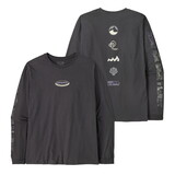 パタゴニア(patagonia) メンズ ロングスリーブ ロング ウェイ ラウンド オーガニック Tシャツ 37821 長袖Tシャツ(メンズ)