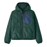 パタゴニア(patagonia) キッズ ダイアモンド キルテッド フーディ 65815 防寒ジャケット(キッズ/ベビー)