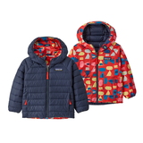 パタゴニア(patagonia) ベビー リバーシブル ダウンセーター フーディー 61372 防寒ジャケット(キッズ/ベビー)