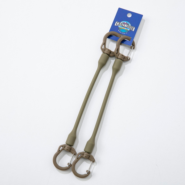 CRAZY CREEK(クレイジークリーク) バンジーカラビナ 20.5 2pcs 12598101057020 キーホルダー