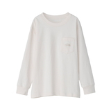 THE NORTH FACE(ザ･ノース･フェイス) ロングスリーブポケットロゴティー キッズ NTJ82526 長袖シャツ(ジュニア/キッズ/ベビー)