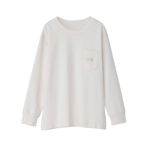 THE NORTH FACE（ザ・ノース・フェイス） ロングスリーブポケットロゴティー キッズ NTJ82526