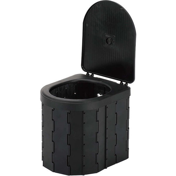 キャプテンスタッグ(CAPTAIN STAG) ポータブル簡易トイレ D型 ブラック UW-5035 ポータブルトイレ