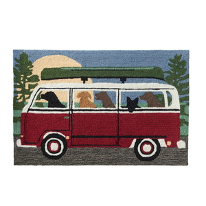 L.L.Bean(エルエルビーン) INDOOR/OUTDOOR VACATIONLAND RUG CAMPTRIP 522870