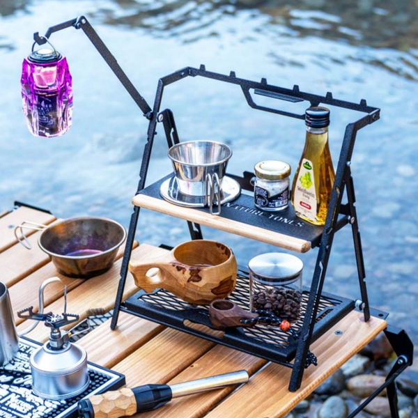 ネイチャートーンズ(NATURE TONES) THE QUATTUOR STAND QS-SB ツーバーナー&マルチスタンド