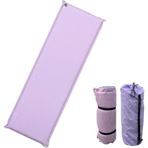 KAKURI（カクリ） パステルカラー インフレーターマット パープル 自動膨張 二重バルブ リバーシブル 収納袋付き 89237