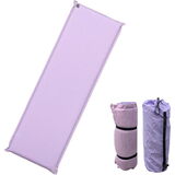 KAKURI(カクリ) パステルカラー インフレーターマット パープル 自動膨張 二重バルブ リバーシブル 収納袋付き 89237 インフレータブルマット
