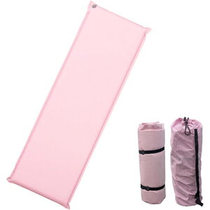 KAKURI（カクリ） パステルカラー インフレーターマット ピンク 自動膨張 二重バルブ リバーシブル 収納袋付き 89239