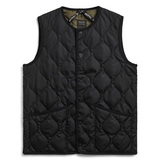 タイオン(TAION) ミリタリー クルーネックボタン ダウンベスト TAION-004B2ML-1 ダウン&中綿ベスト(メンズ)