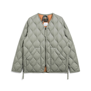 タイオン(TAION) ミリタリーVネックWジップダウンジャケット TAION-101ALSZML-1