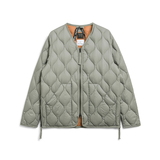 タイオン(TAION) ミリタリーVネックWジップダウンジャケット TAION-101ALSZML-1 ダウン･中綿ジャケット(メンズ)