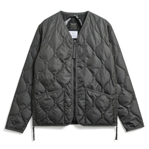 タイオン(TAION) ミリタリー Vネックジップ ダウンジャケット TAION-101ZML-1