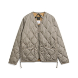 タイオン(TAION) ミリタリー Vネックジップ ダウンジャケット TAION-101ZML-1 ダウン･中綿ジャケット(メンズ)