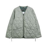 タイオン(TAION) ミリタリー Vネックジップ ダウンジャケット TAION-101ZML-1 ダウン･中綿ジャケット(メンズ)