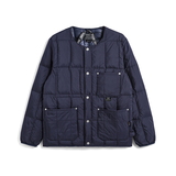 タイオン(TAION) ワーク クルーネック ダウンジャケット TAION-104BWK ダウン･中綿ジャケット(メンズ)