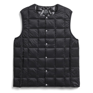 タイオン(TAION) クルーネックボタン インナーダウンベスト TAION-W004 中綿･ダウンベスト(レディース)