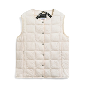 タイオン(TAION) クルーネックボタン インナーダウンベスト TAION-W004
