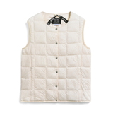 タイオン(TAION) クルーネックボタン インナーダウンベスト TAION-W004 中綿･ダウンベスト(レディース)