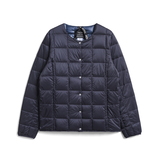 タイオン(TAION) クルーネックボタン インナーダウンジャケット TAION-W104 中綿･ダウンジャケット(レディース)