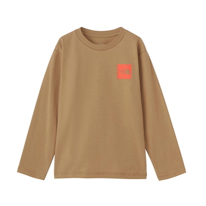 THE NORTH FACE（ザ・ノース・フェイス） ロングスリーブスモールスクエアロゴティー キッズ NTJ32357
