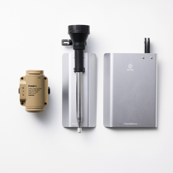 NESTOUT(ネストアウト) アウトドアエアポンプ/火吹き棒セット DE-NESTGPMF1BE その他便利小物