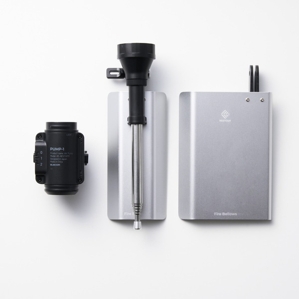 NESTOUT(ネストアウト) アウトドアエアポンプ/火吹き棒セット DE-NESTGPMF1BK その他便利小物