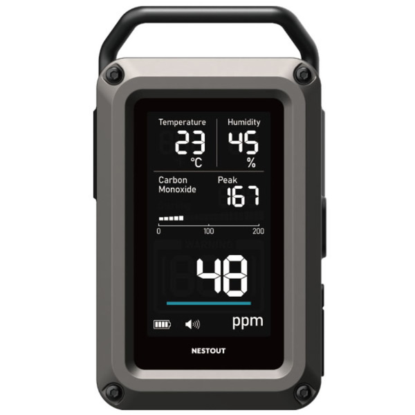 NESTOUT(ネストアウト) 一酸化炭素アラーム 3in1 M1 ELECOM(エレコム) OD-NESTCOM1BK その他便利小物