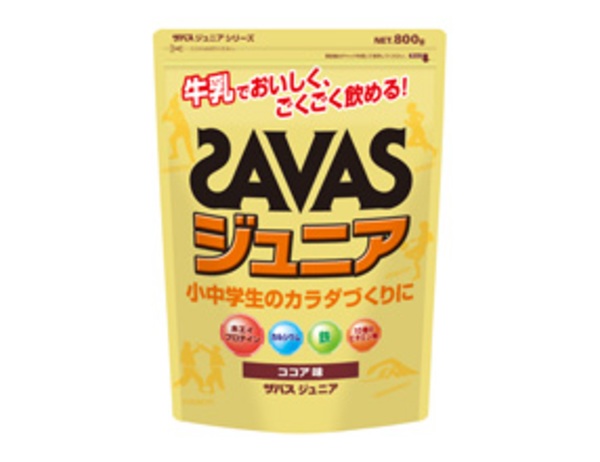 明治(SAVAS) SAVAS(ザバス) ジュニア ココア味 800g   動物系(ホエイ等)