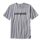 パタゴニア(patagonia) 73 テキストロゴ リサイクル コットン/ポリ Tシャツ メンズ 38862 半袖Tシャツ(メンズ)