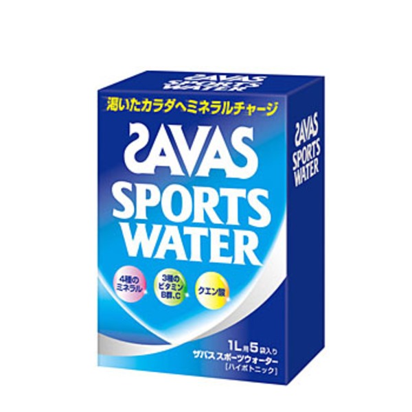 明治(SAVAS) SAVAS(ザバス) スポーツウォーター 1L用(5包)   粉末飲料