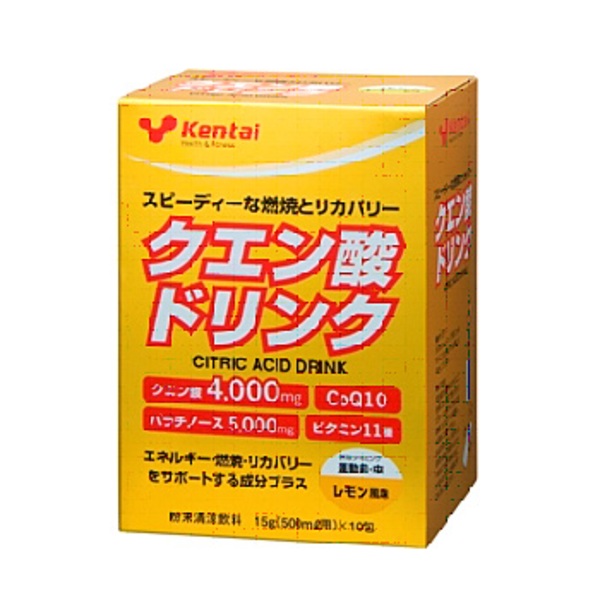 Kentai(健康体力研究所) クエン酸ドリンク 15g(500ml用) 10包入 K7103 回復系