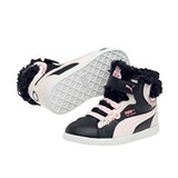 PUMA(プーマ) ファーストラウンドウィンターベア インファント 14.0cm･01(ブラック/ヘブンリーピンク) 34719301 スニーカー(ジュニア/キッズ/ベビー)