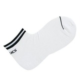 アシックス(asics) 2足組リンキングソックス(すべり止め付き) 24cm･01(ホワイト) XTS111 ハイ･クルーソックス