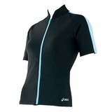 アシックス(asics) ウィメンズUV半袖トップス O･90(ブラック) ALT603 ラッシュガード 半袖(レディース)