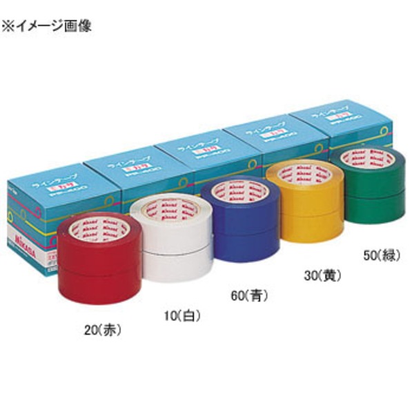 ミカサ(MIKASA) ポリラインテープ 2巻入り 長さ60m･20(赤) MJG-PP400 スポーツギア