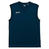 アシックス(asics) ノースリーブシャツ M･50(ネイビー) XS6526 【廃】メンズ速乾性ノースリーブシャツ