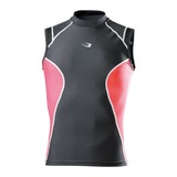 BODYMAKER(ボディメーカー) BM GEAR PRO(ノースリーブ) BMGPNSBKRE 半袖･半端袖アンダーシャツ(メンズ)