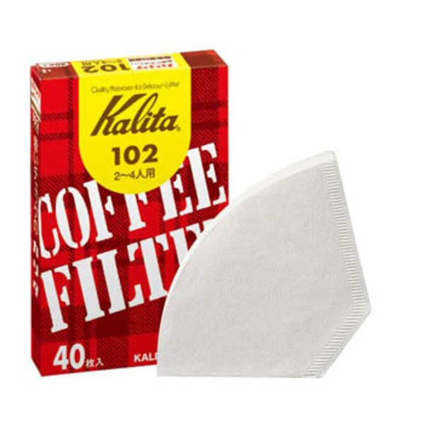 カリタ(Kalita) コーヒーフィルター 102濾紙 40枚入   台所用品･雑貨
