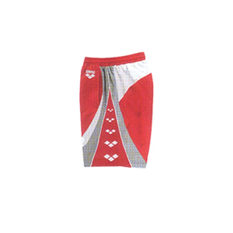 アリーナ(arena) ハーフパンツ M・RED ASP-5104PC｜アウトドア用品