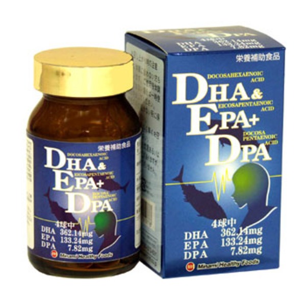 ミナミヘルシーフーズ DHA&EPA+DPA 120球   動物類加工食品