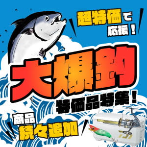 大爆釣特価品特集