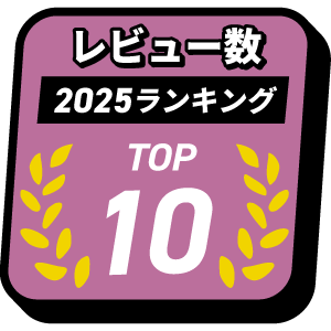 レビュー数　TOP10