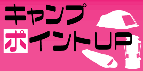 キャンプポイントアップ品