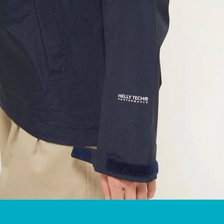 ヘリーハンセン　スカンザ ライト ジャケット袖口