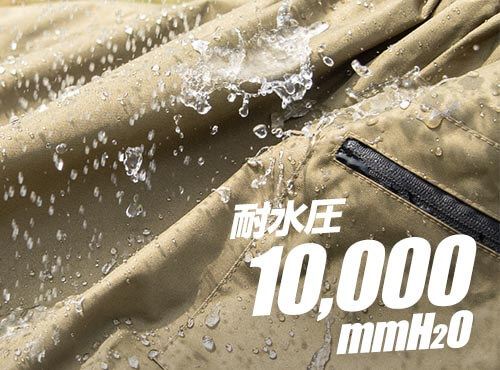 耐水圧10000mmH2O