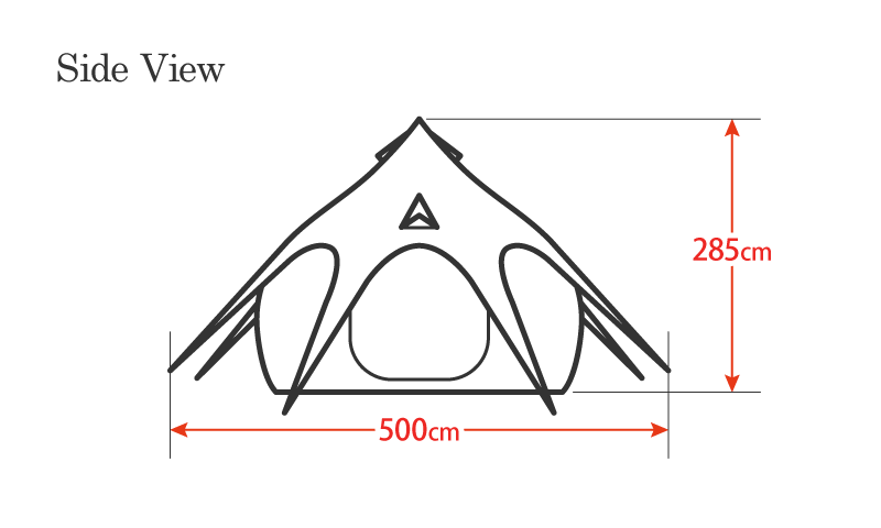 ハイランダー 蓮型テント NAGASAWA 300